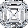 diamond shape asscher loose