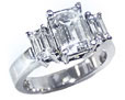 3 stone diamond engagement rings